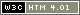 Valid HTML 4.01 Transitional
